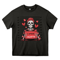 Asphalt i steal hearts skeleton valentine's day Heavy Core Tee - MaliasSmallBusiness