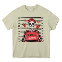Mossy i steal hearts skeleton valentine's day Heavy Core Tee - MaliasSmallBusiness