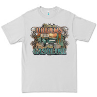 Dove Grey runs on dreams and gasoline truck western Premium Tee - NancyCooperArtShop