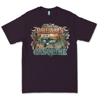 Plum runs on dreams and gasoline truck western Premium Tee - NancyCooperArtShop