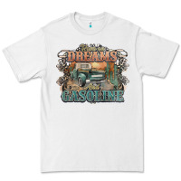 White runs on dreams and gasoline truck western Premium Tee - NancyCooperArtShop