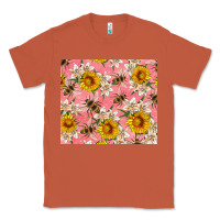Copper bees and flowers Classic Tee - Artiststas