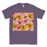 Lavender bees and flowers Classic Tee - Artiststas