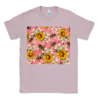 Lilac bees and flowers Classic Tee - Artiststas