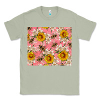 Matcha bees and flowers Classic Tee - Artiststas