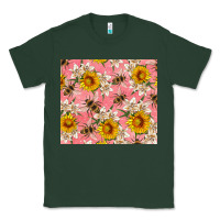 Sports Green bees and flowers Classic Tee - Artiststas