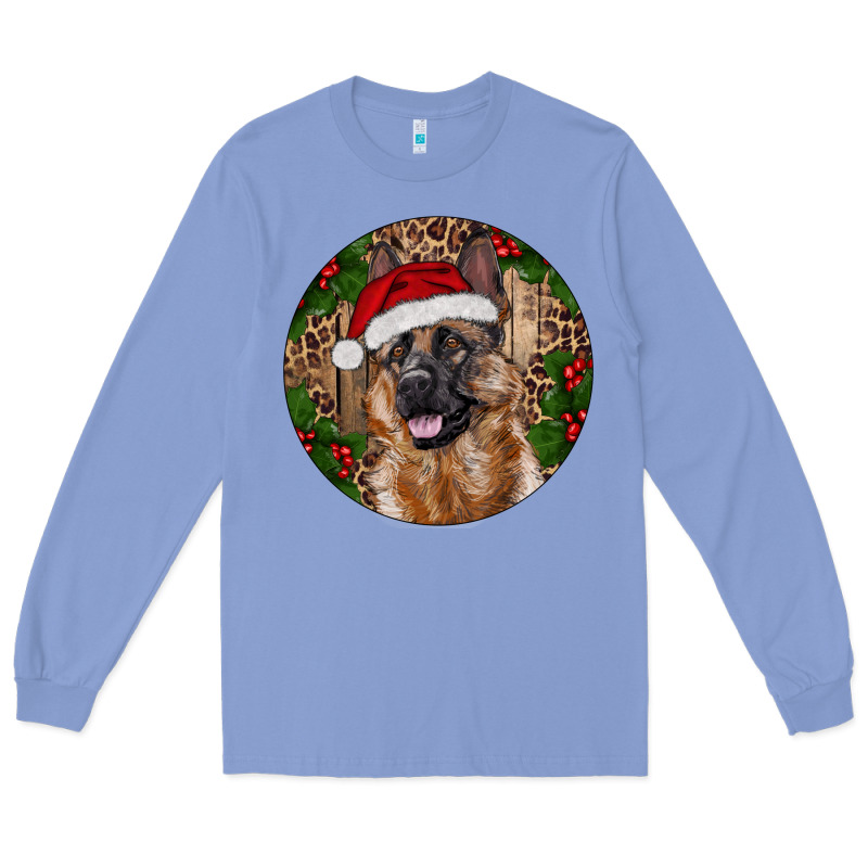 German Shepherd Christmas Long Sleeve Tee by RanaPortraitStore | Teevron