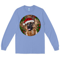 Colony Blue German Shepherd Christmas Long Sleeve Tee - RanaPortraitStore