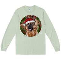 Matcha German Shepherd Christmas Long Sleeve Tee - RanaPortraitStore
