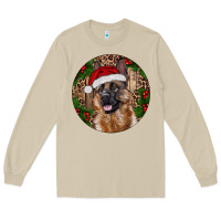 Mushroom German Shepherd Christmas Long Sleeve Tee - RanaPortraitStore