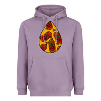 Lavender african masks teardrop  5 Heavyweight Hoodie - BundleAndBundleShop