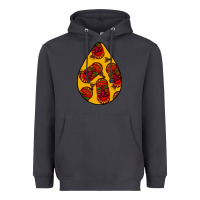 Smoke african masks teardrop  5 Heavyweight Hoodie - BundleAndBundleShop