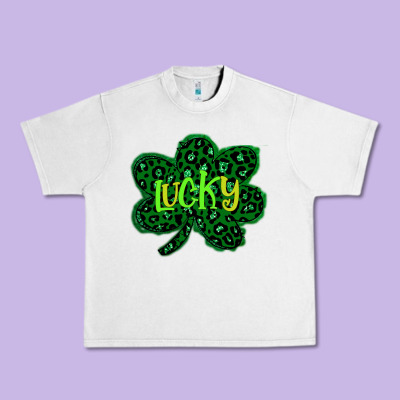Lucky Shamrock St Patricks Day Urban Heavy Tee Designed By Bettercallsaul