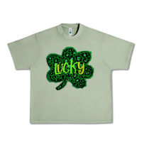 Oil Green Lucky Shamrock St Patricks Day Urban Heavy Tee - Bettercallsaul