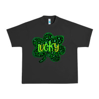 Pigment Black Lucky Shamrock St Patricks Day Urban Heavy Tee - Bettercallsaul
