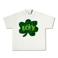 Pistachio Lucky Shamrock St Patricks Day Urban Heavy Tee - Bettercallsaul
