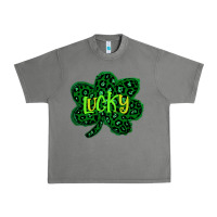 Tornado Lucky Shamrock St Patricks Day Urban Heavy Tee - Bettercallsaul