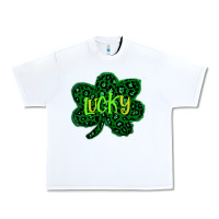 White Lucky Shamrock St Patricks Day Urban Heavy Tee - Bettercallsaul