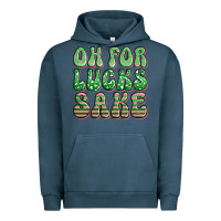 Pigment Midnight Navy oh for lucks sake st patricks Urban Hoodie - Artiststas