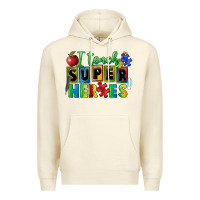 Sandshell I teach super heroes Premium Hoodie - FaDigitalArtStudio