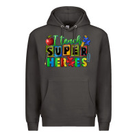 Smoke I teach super heroes Premium Hoodie - FaDigitalArtStudio