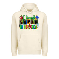 Tofu I teach super heroes Premium Hoodie - FaDigitalArtStudio