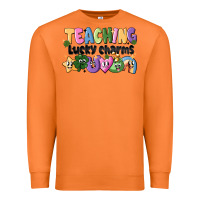 Carrot Teaching Lucky Charms Premium Sweatshirt - CowhideDigitalArt