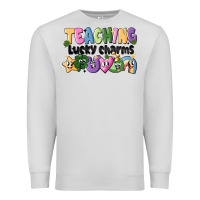 Dove Grey Teaching Lucky Charms Premium Sweatshirt - CowhideDigitalArt