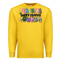 Lemon Teaching Lucky Charms Premium Sweatshirt - CowhideDigitalArt