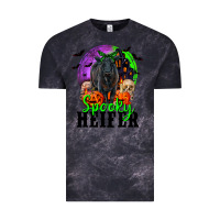 Cloud Black spooky heifer black angus Vintage Tee - RanaPortraitStore