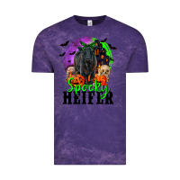 Cloud Purple spooky heifer black angus Vintage Tee - RanaPortraitStore