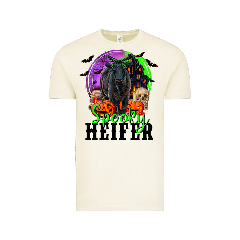 Spooky Heifer Black Angus Vintage Tee by RanaPortraitStore | Teevron