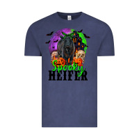 Vintage Denim spooky heifer black angus Vintage Tee - RanaPortraitStore