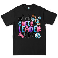 Black in my cheer leader era Premium Tee - MaliasSmallBusiness