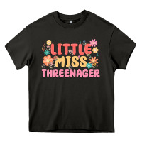 Little Miss Threenager Heavy Core Tee | Teevron