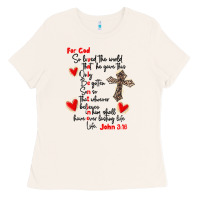 Bone for god so loved the world Ladies Tee - MaliasSmallBusiness