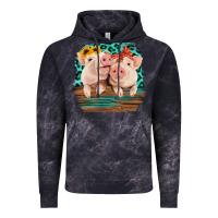 Cloud Black Cute Couple Pigs Vintage Hoodie - Bettercallsaul