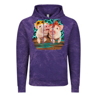 Cloud Purple Cute Couple Pigs Vintage Hoodie - Bettercallsaul