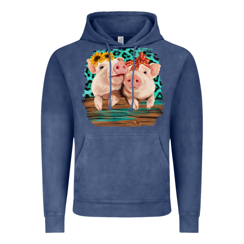 Cute Couple Pigs Vintage Hoodie by Bettercallsaul | Teevron