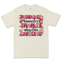 Bone pandulce bunuelos tamales abuelita cafecito Premium Tee - MaliasSmallBusiness
