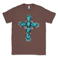 Chestnut western Gemstone cross Classic Tee - Artiststas