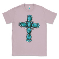 Lilac western Gemstone cross Classic Tee - Artiststas