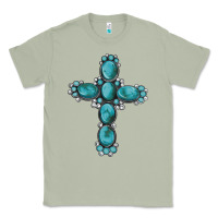 Matcha western Gemstone cross Classic Tee - Artiststas