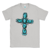 Moon Dust western Gemstone cross Classic Tee - Artiststas
