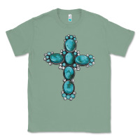 Sage western Gemstone cross Classic Tee - Artiststas
