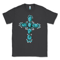 Smoke western Gemstone cross Classic Tee - Artiststas