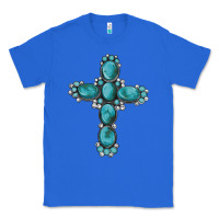 True Royal western Gemstone cross Classic Tee - Artiststas