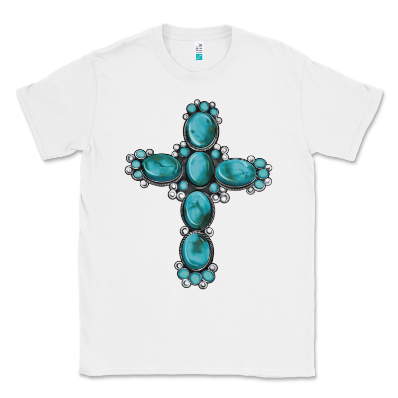 Western Gemstone Cross Classic Tee by Artiststas | Teevron