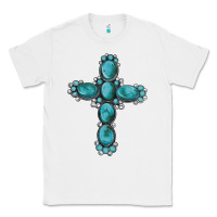 White western Gemstone cross Classic Tee - Artiststas
