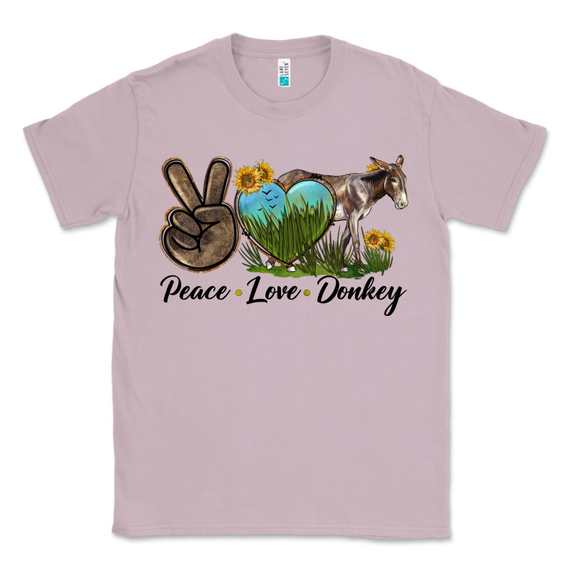 Peace Love Donkey Classic Tee by LillyAllenDesigns | Teevron